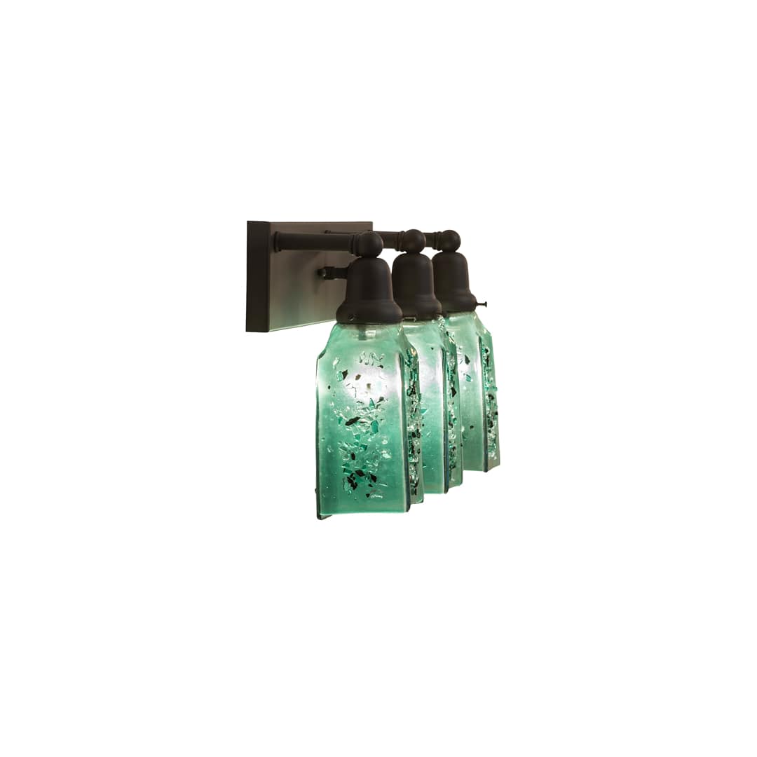 3 Light 12" Tall Wall Sconce