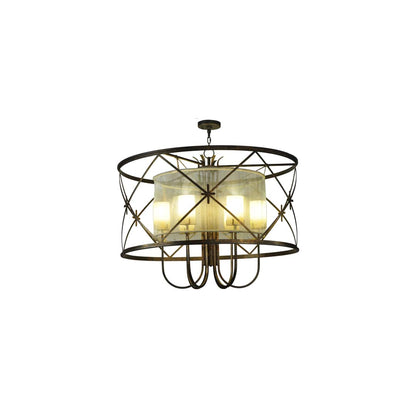 6 Light 48" Wide Pendant