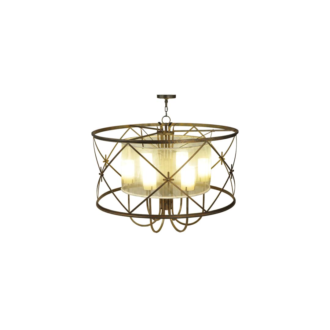 6 Light 48" Wide Pendant