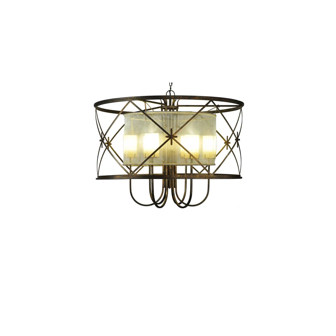 6 Light 48" Wide Pendant