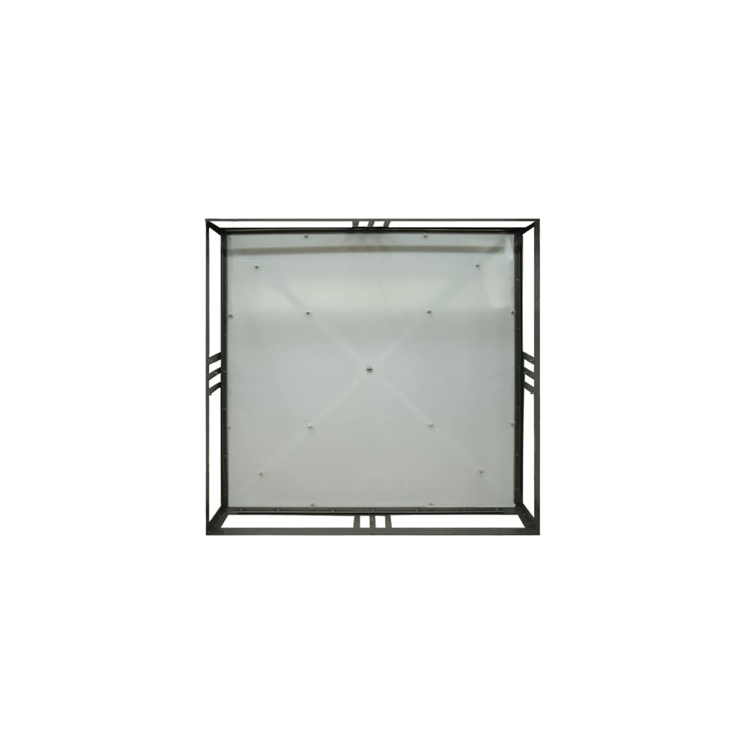 Whitewing 4 Light 36" Wide Flush Mount Square Ceiling Fixture - Blackened Pewter Finish - Medium Bulb Base