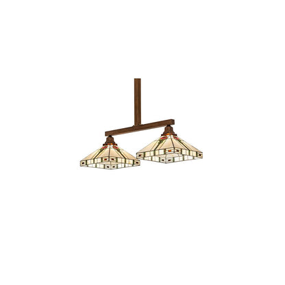 2 Light 39" Wide Linear Pendant