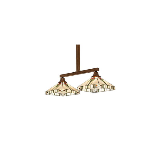 2 Light 39" Wide Linear Pendant