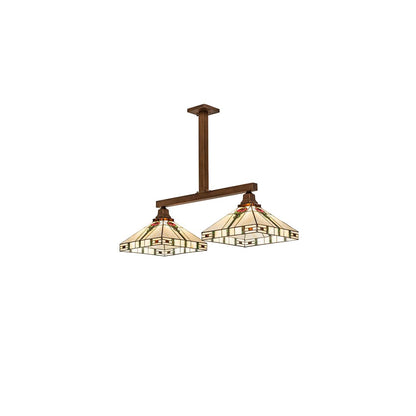 2 Light 39" Wide Linear Pendant