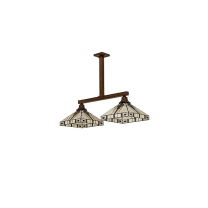 2 Light 39" Wide Linear Pendant