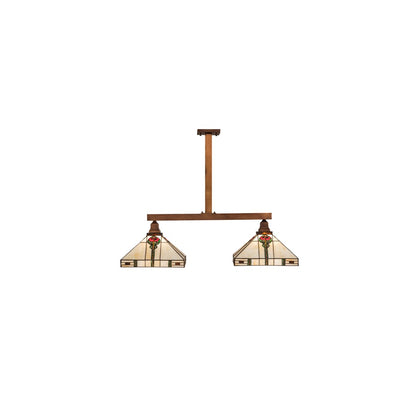 2 Light 39" Wide Linear Pendant