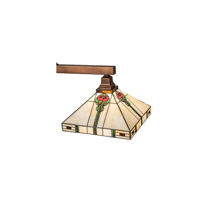 2 Light 39" Wide Linear Pendant