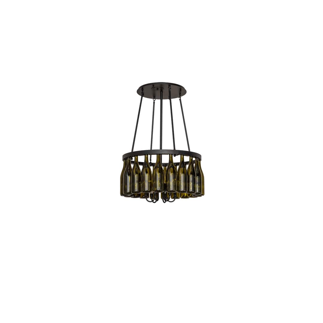 Tuscan Vineyard 6 Light 26" Wide Ring Chandelier