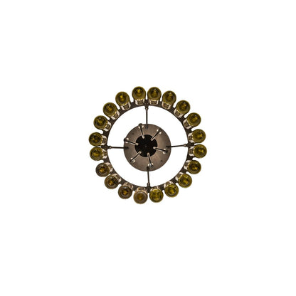 Tuscan Vineyard 6 Light 36" Wide Semi-Flush Drum Ceiling Fixture