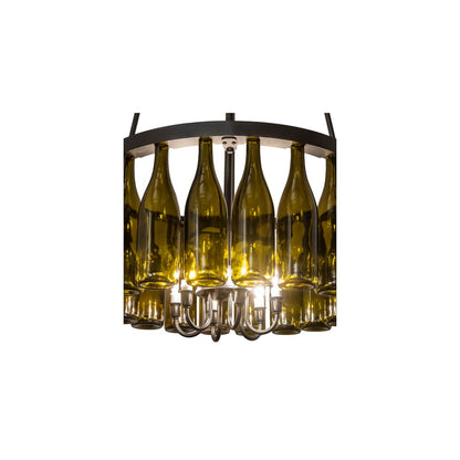 Tuscan Vineyard 6 Light 36" Wide Semi-Flush Drum Ceiling Fixture