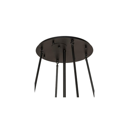 Tuscan Vineyard 6 Light 36" Wide Semi-Flush Drum Ceiling Fixture