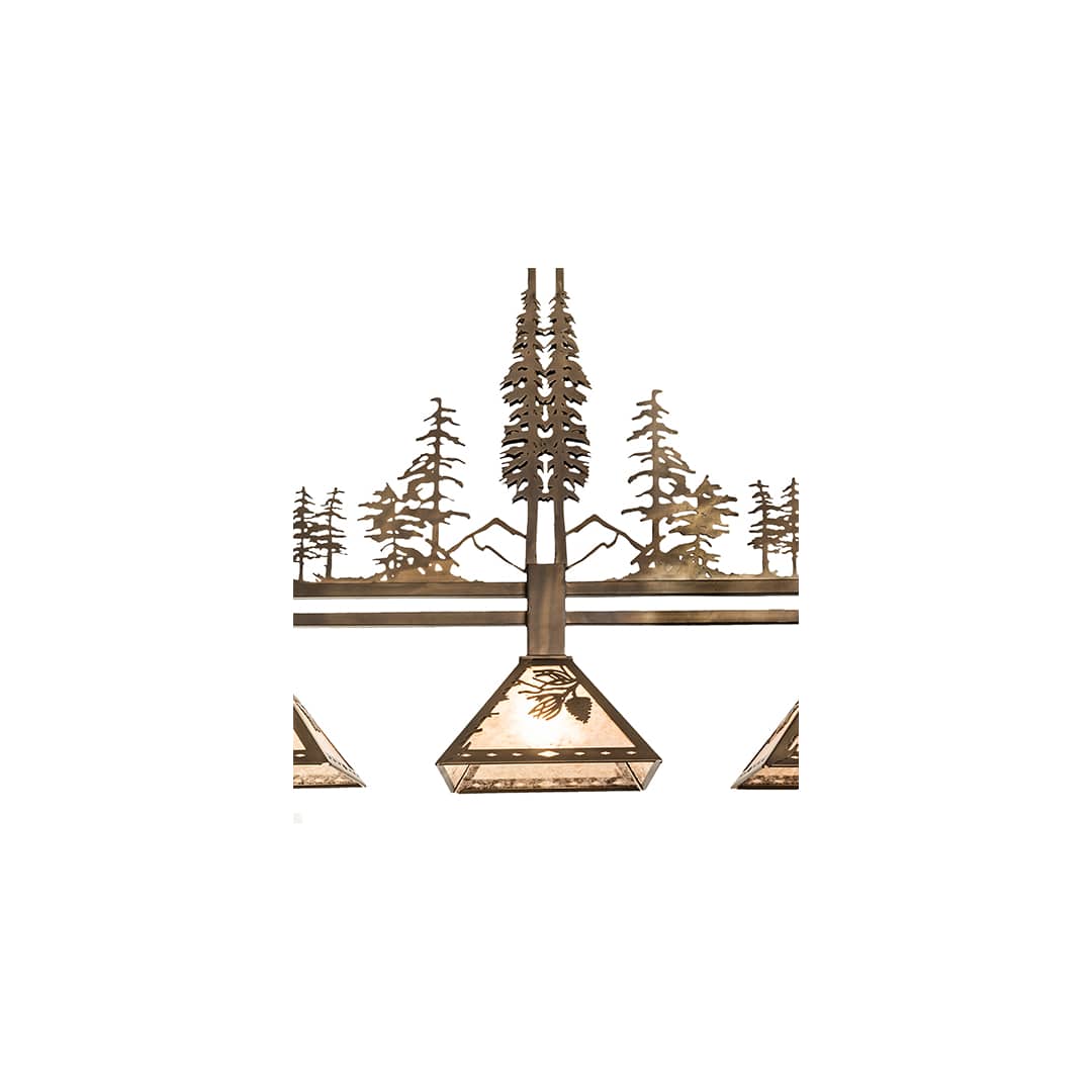 3 Light 45" Wide Linear Pendant