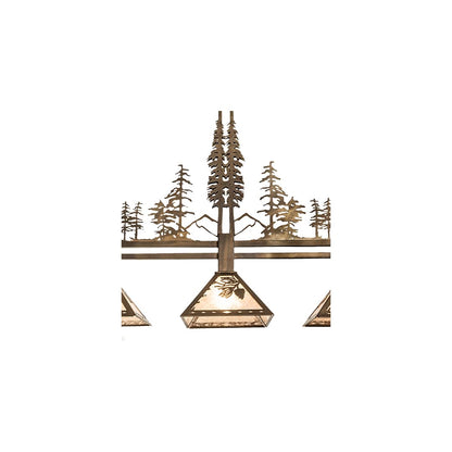 3 Light 45" Wide Linear Pendant