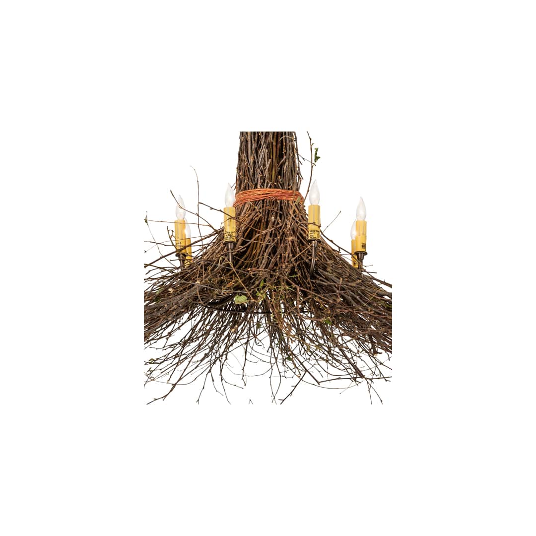 Twigs 8 Light 36" Wide Abstract Chandelier