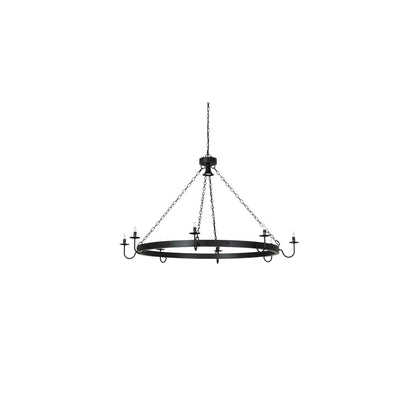 Suffolk 8 Light 60" Wide Taper Candle Ring Chandelier