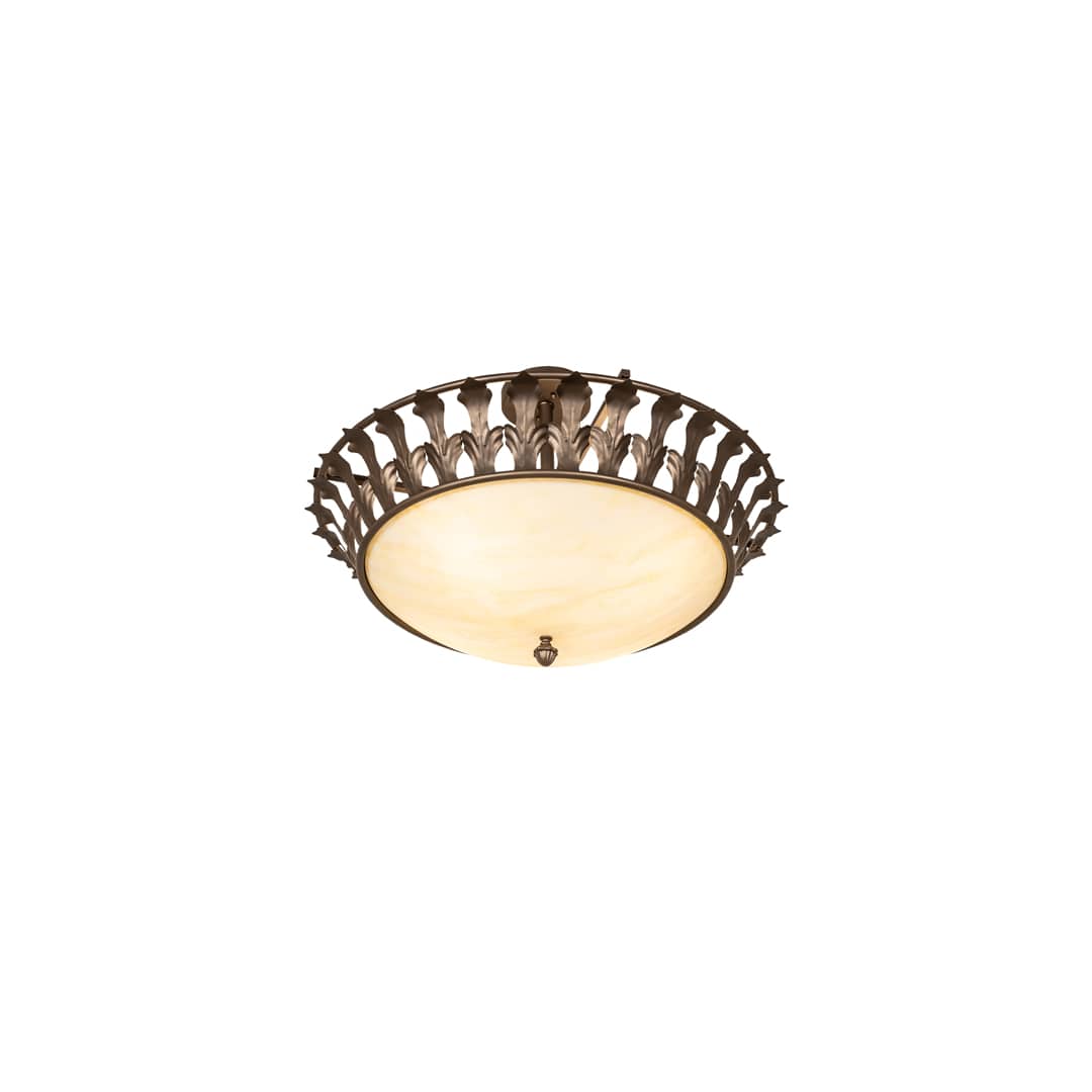 Hampton 4 Light 30" Wide Semi-Flush Bowl Ceiling Fixture - Tyler Bronze Finish