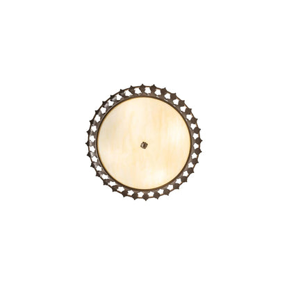 Hampton 4 Light 30" Wide Semi-Flush Bowl Ceiling Fixture - Tyler Bronze Finish