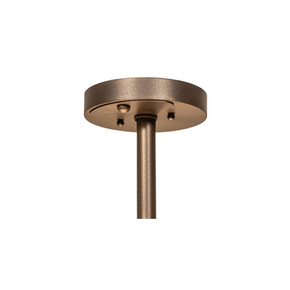 Hampton 4 Light 30" Wide Semi-Flush Bowl Ceiling Fixture - Tyler Bronze Finish