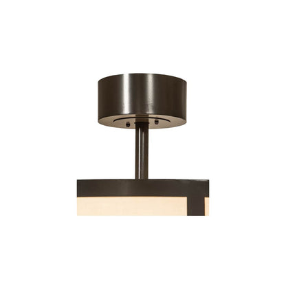 Cilindro Barnabas 6 Light 36" Wide Semi-Flush Drum Ceiling Fixture - Timeless Bronze Finish