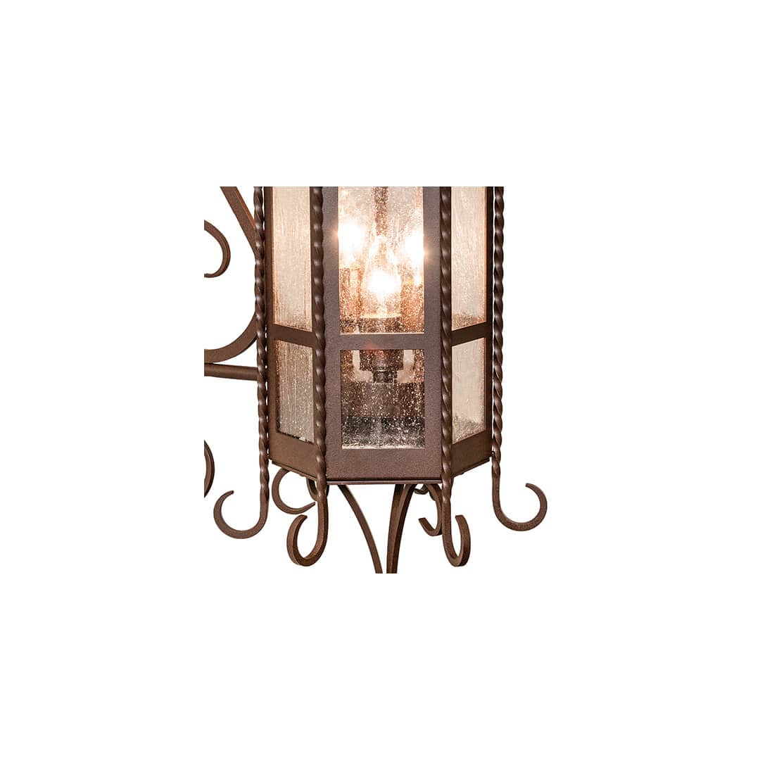 3 Light 36" Tall Wall Sconce