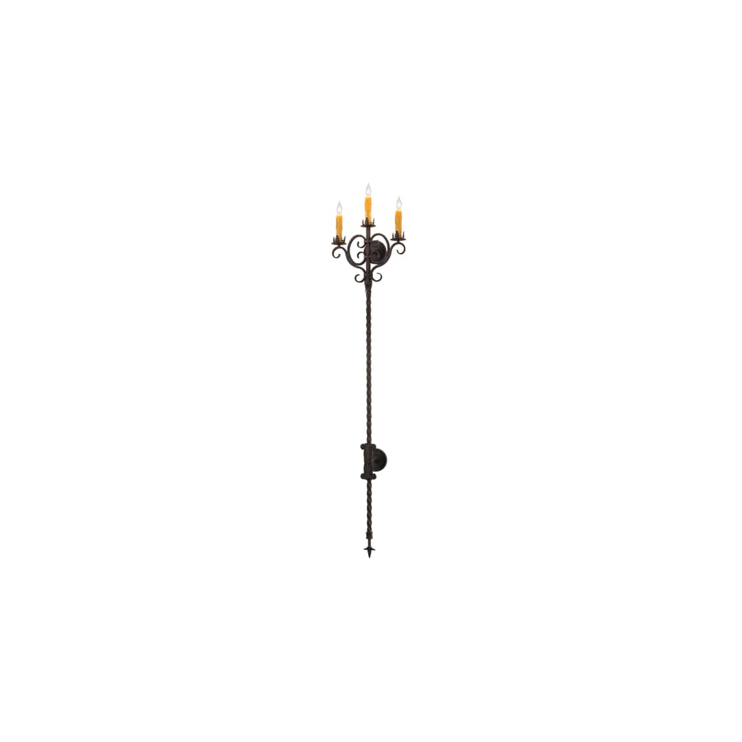3 Light 74" Tall Wall Sconce