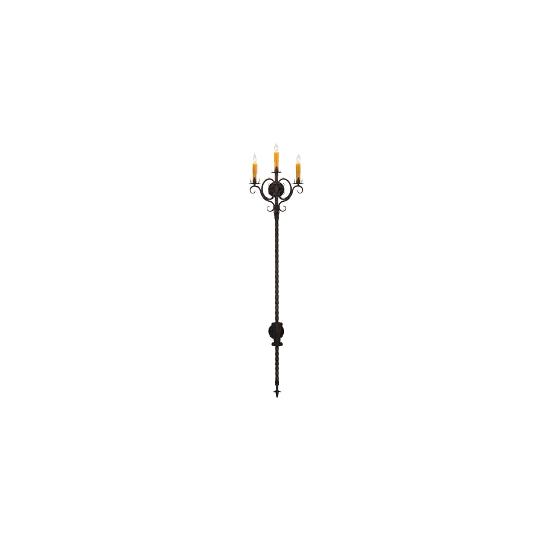 3 Light 74" Tall Wall Sconce