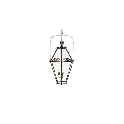 3 Light 26" Wide Taper Candle Pendant