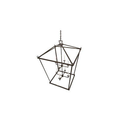 8 Light 51" Wide Taper Candle Pendant