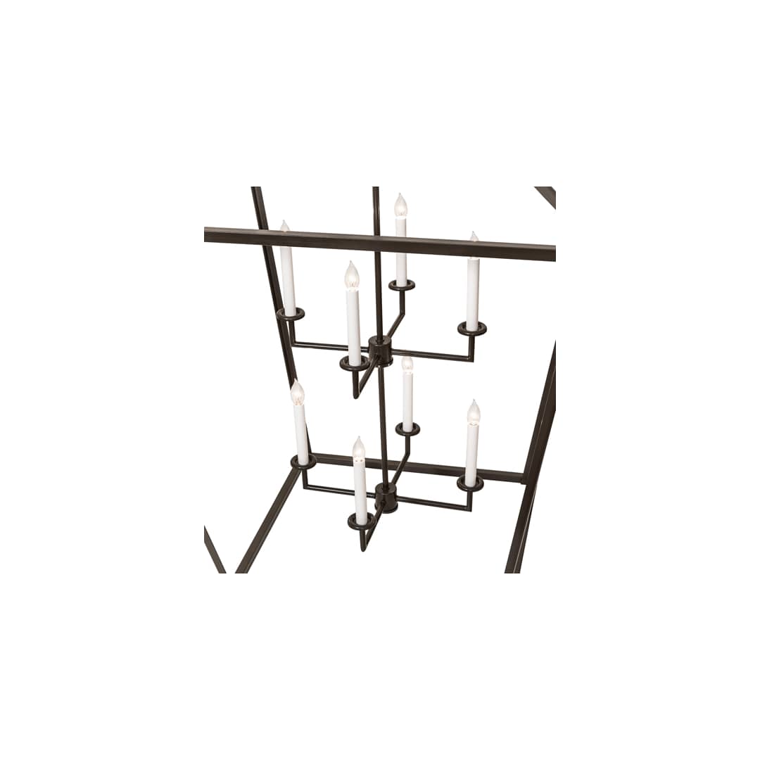 8 Light 51" Wide Taper Candle Pendant