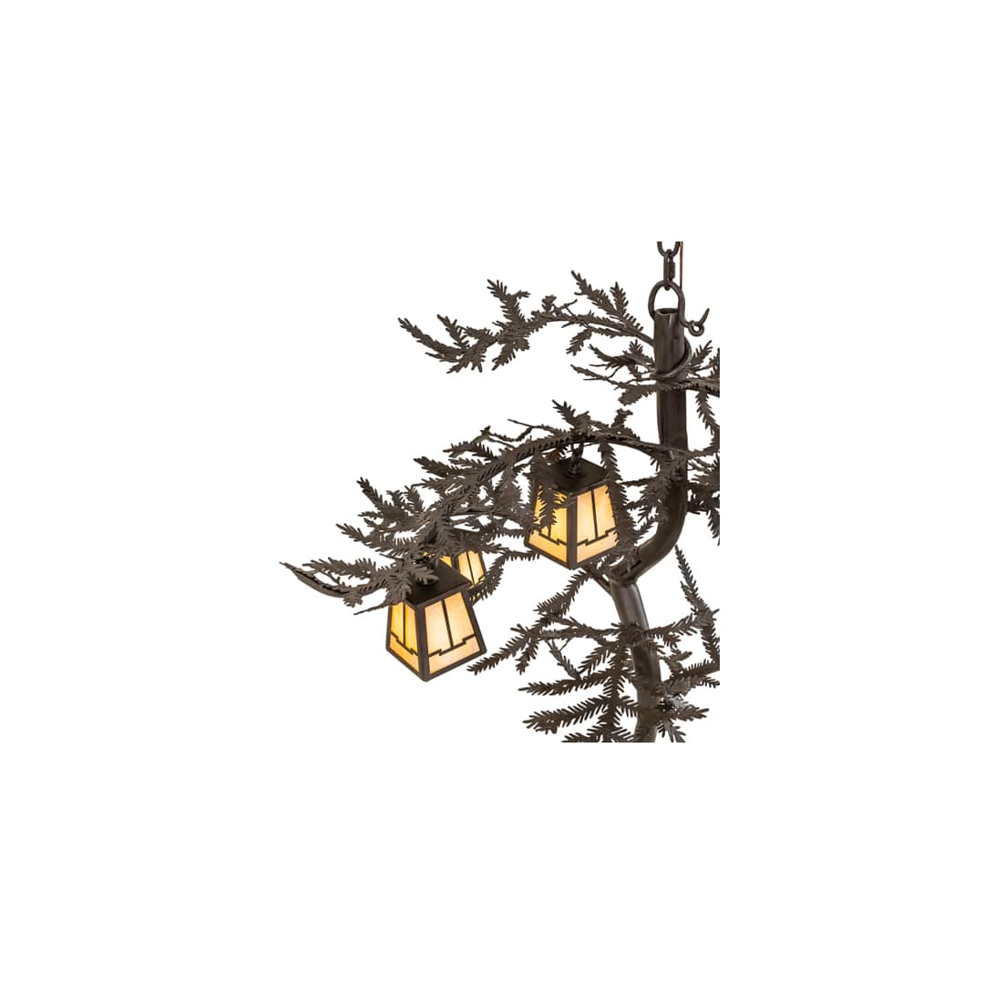 Pine Branch 6 Light 45" Wide Chandelier