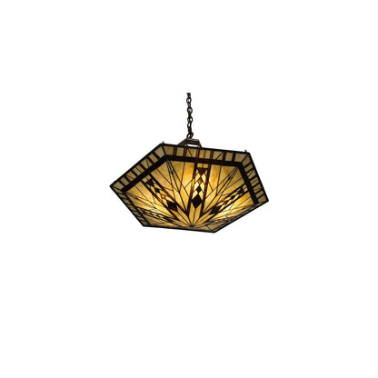 4 Light 27" Wide Pendant