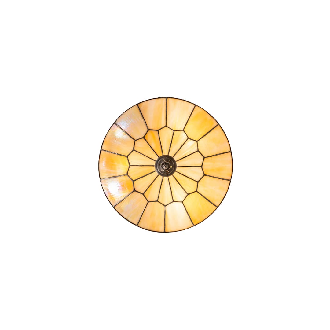 Vincent Honeycomb 3 Light 15" Wide Semi-Flush Bowl Ceiling Fixture - Dark Roast Finish