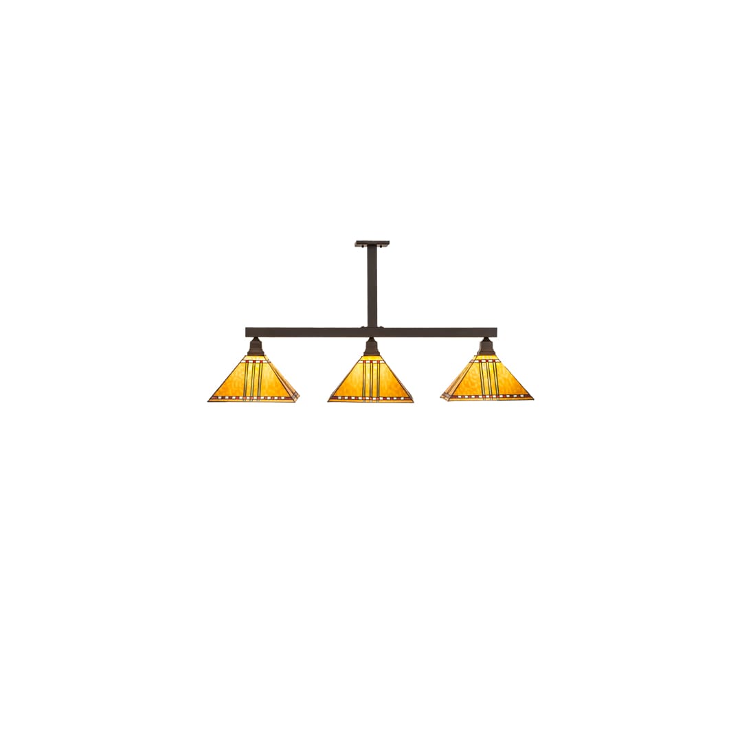 3 Light 48" Wide Linear Pendant