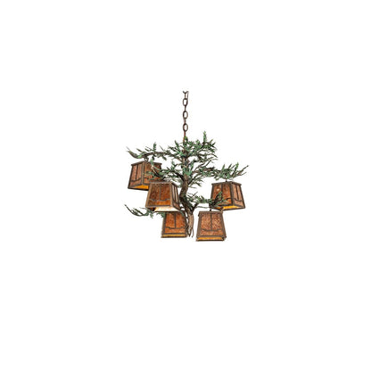 Pine Branch 5 Light 29" Wide Chandelier