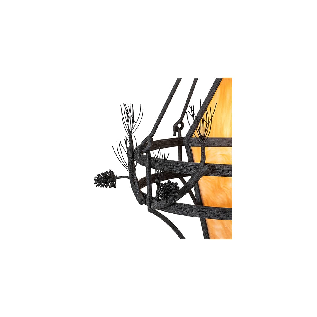 3 Light 36" Wide Pendant