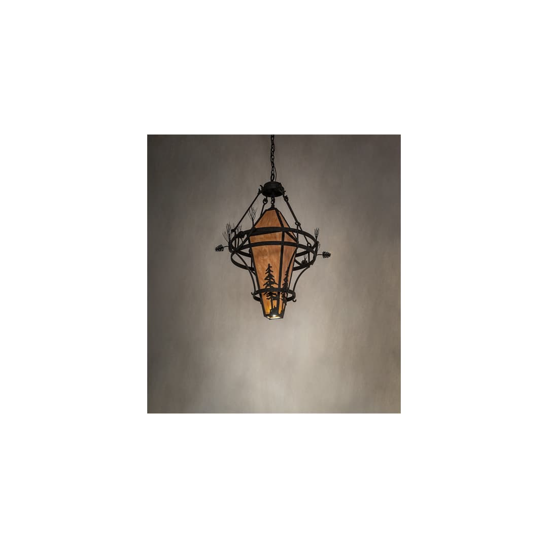 3 Light 36" Wide Pendant