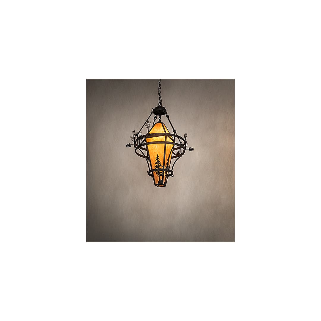 3 Light 36" Wide Pendant