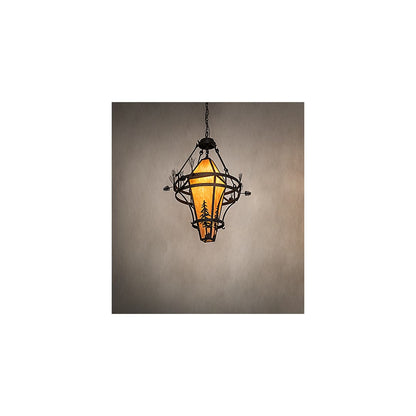 3 Light 36" Wide Pendant