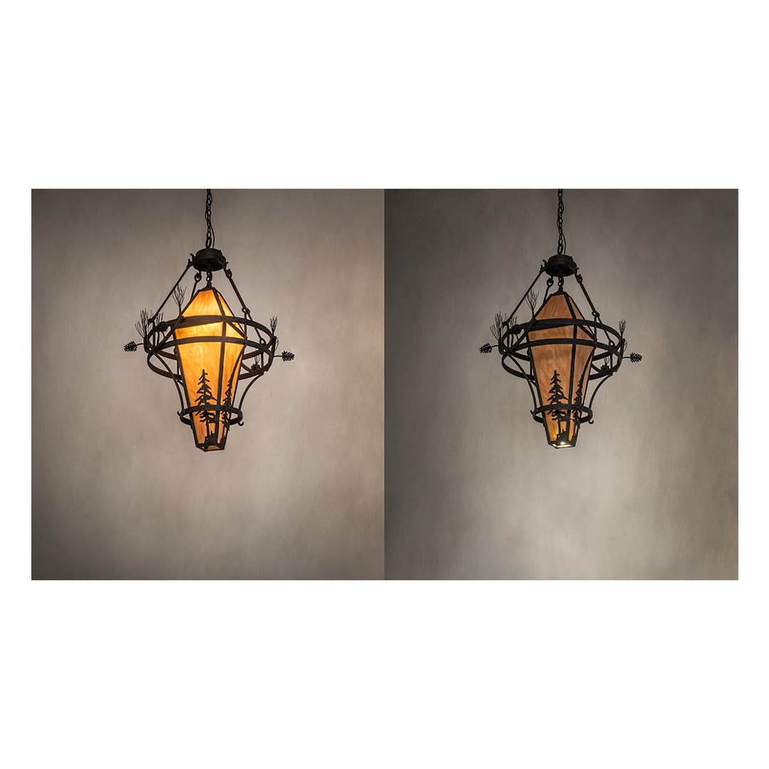 3 Light 36" Wide Pendant