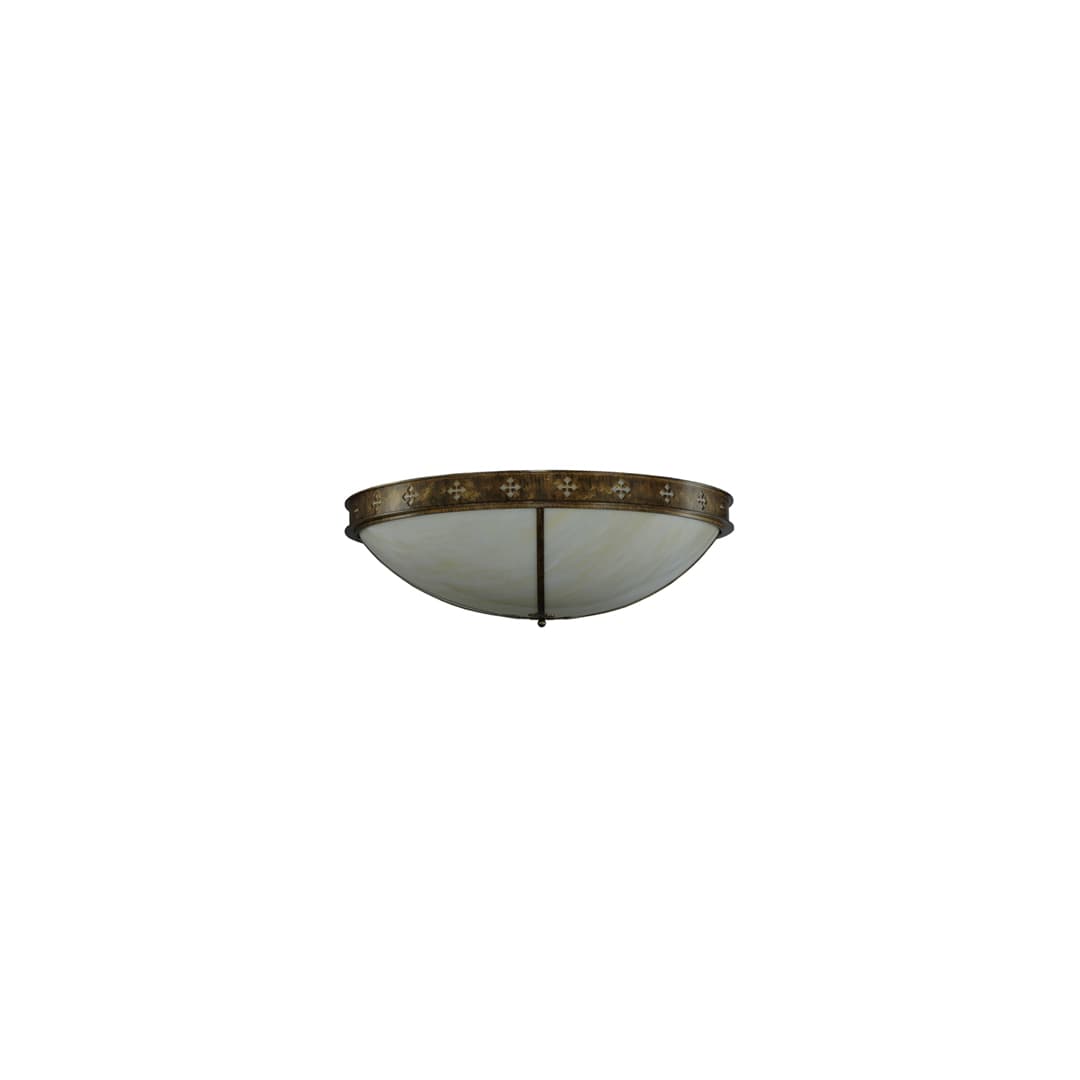 Byzantine 6 Light 46" Wide Flush Mount Bowl Ceiling Fixture