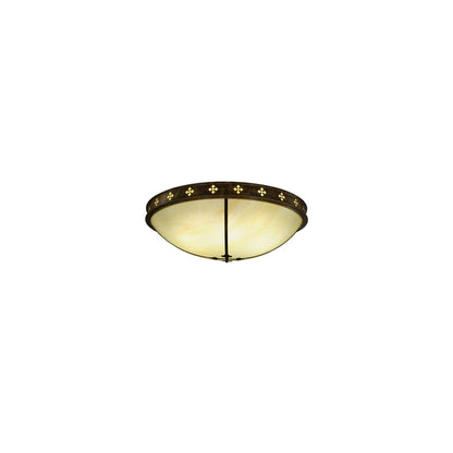 Byzantine 6 Light 46" Wide Flush Mount Bowl Ceiling Fixture