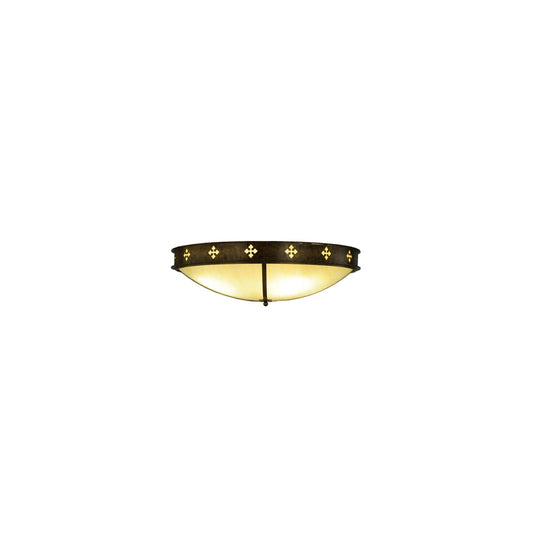Byzantine 4 Light 36" Wide Flush Mount Bowl Ceiling Fixture