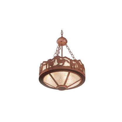 3 Light 16" Wide Pendant