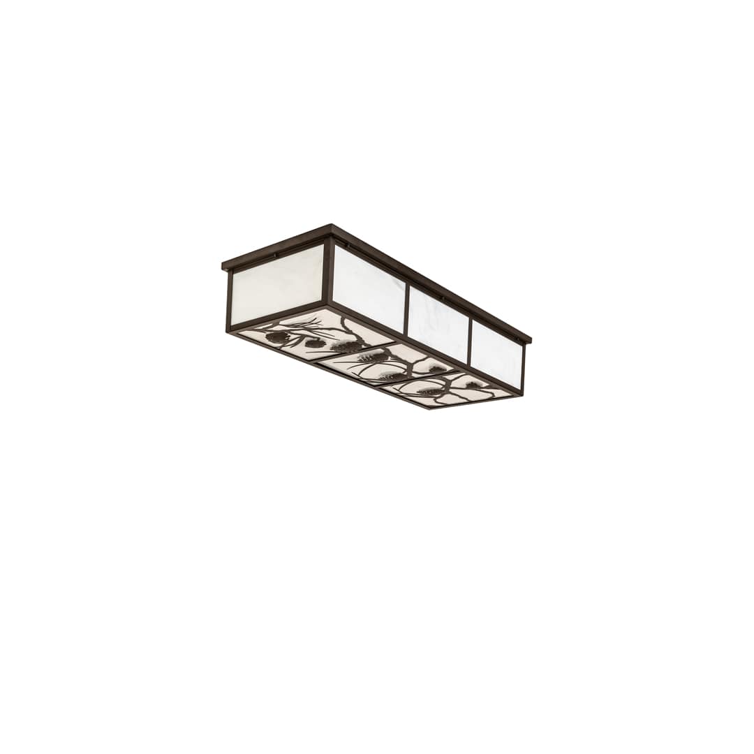 Mountain Pine 6 Light 50" Wide Flush Mount Ceiling Fixture