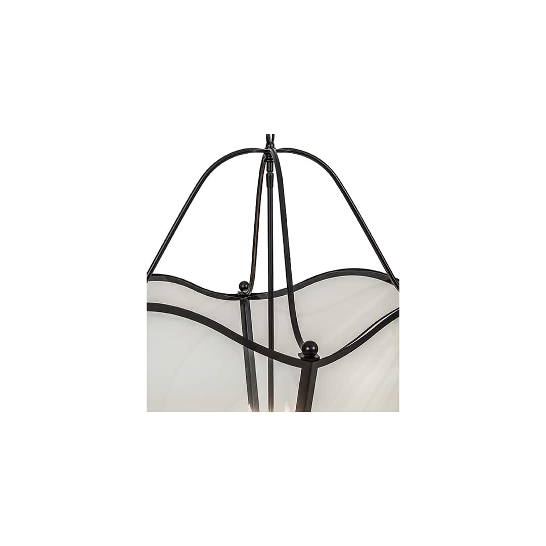 4 Light 30" Wide Taper Candle Pendant