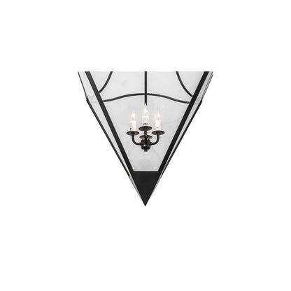 4 Light 30" Wide Taper Candle Pendant