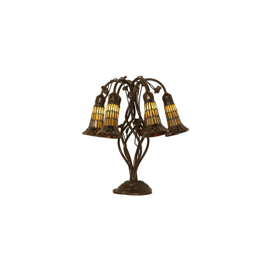 Pond Lily 6 Light 19" Tall Buffet Table Lamp