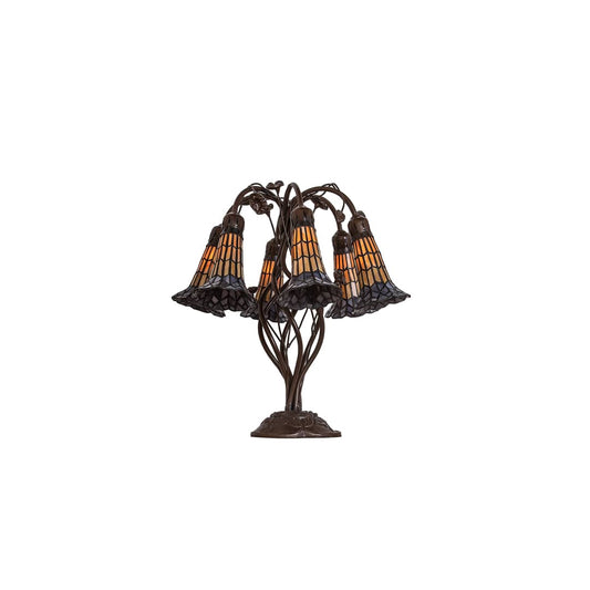 Pond Lily 6 Light 19" Tall Buffet Table Lamp