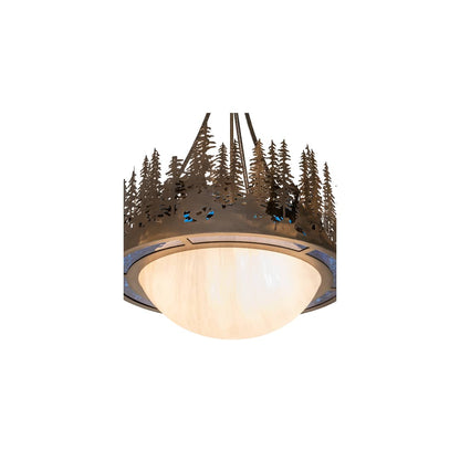 4 Light 26" Wide Pendant