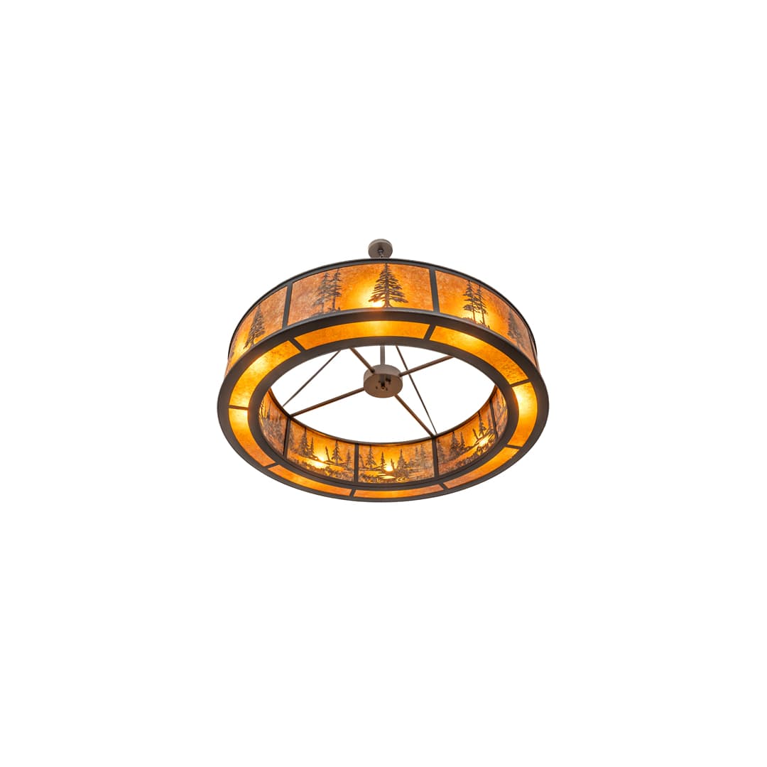 8 Light 62" Wide Pendant